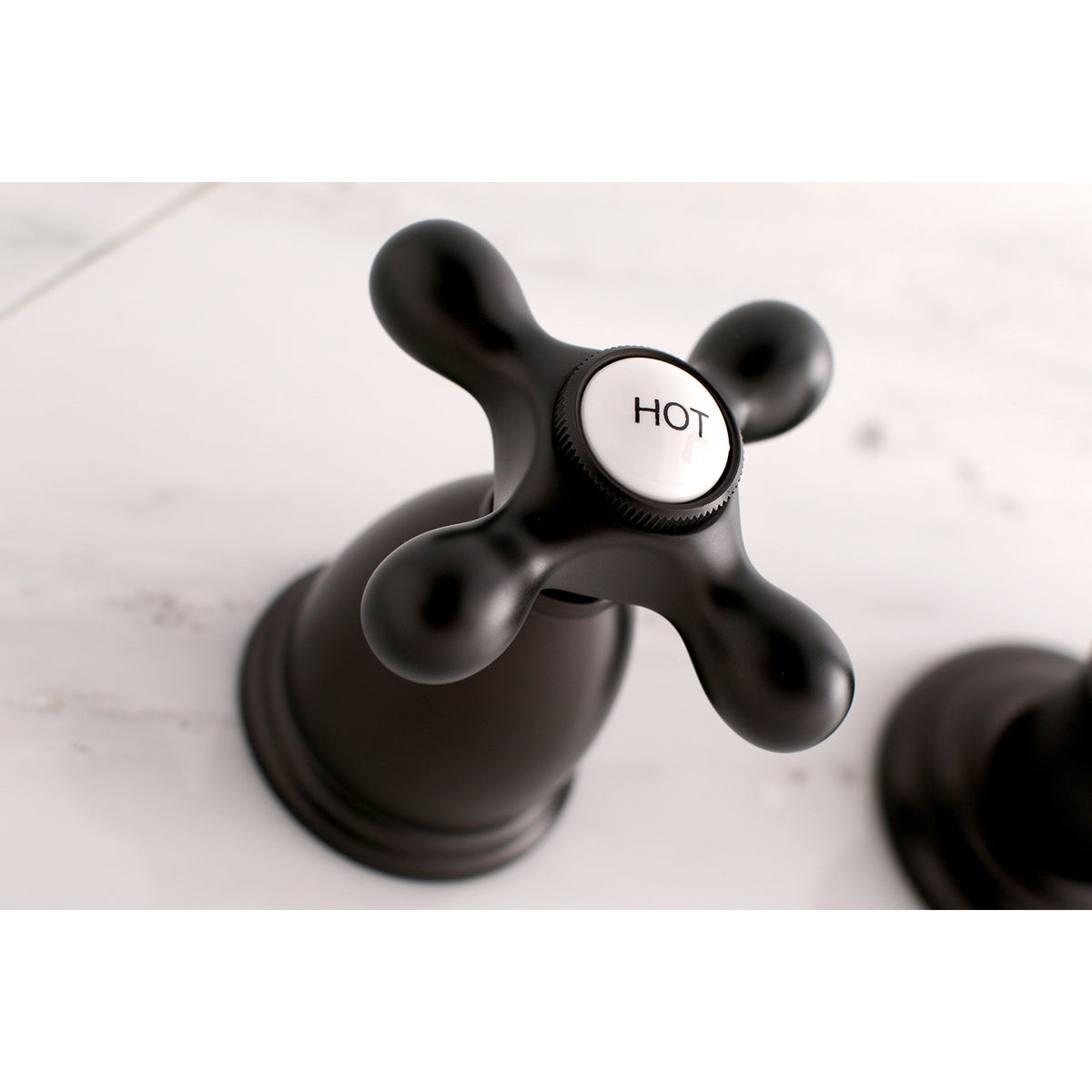 Kingston Brass KS3128AX Vintage 2-Handle Wall Mount Bathroom Faucet