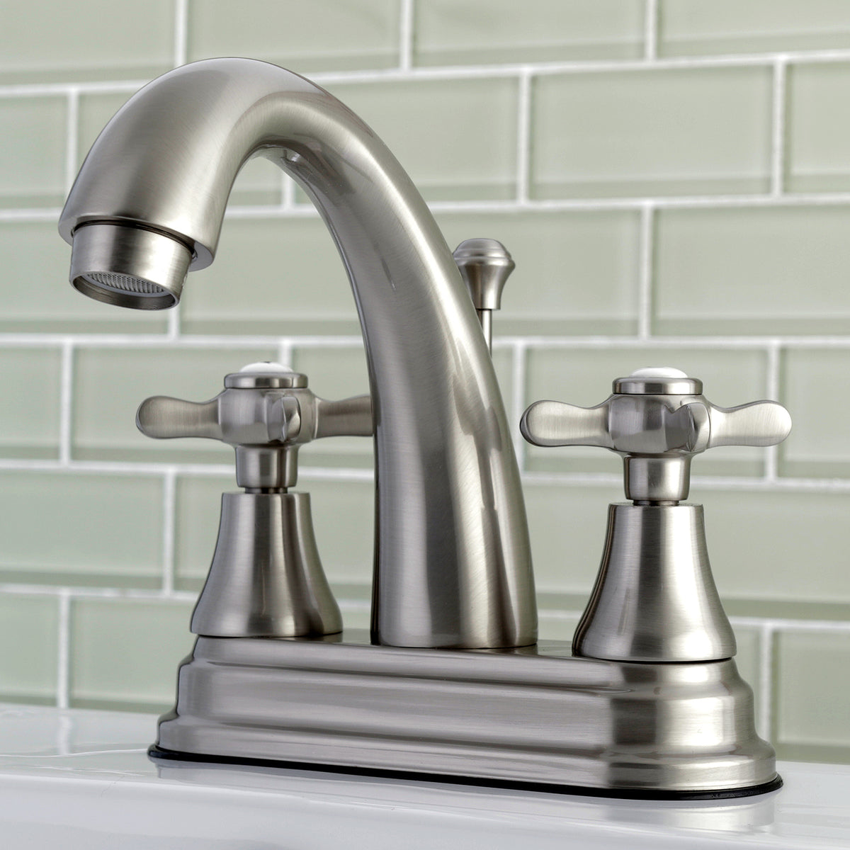 Kingston Brass KS7611BEX 4 in. Centerset Bathroom Faucet