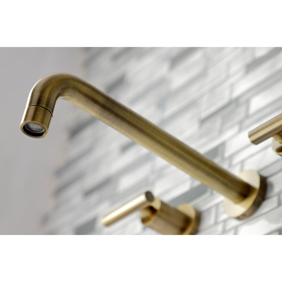 Manhattan Two-Handle Wall Mount Tub Faucet