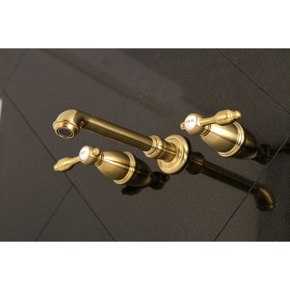 Tudor 2-Handle Wall Mount Roman Tub Faucet