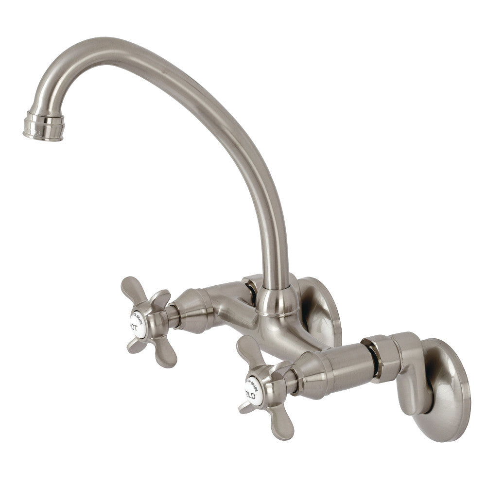 Kingston Brass KS114C Essex Two Handle Wall Mount Kitchen Faucet