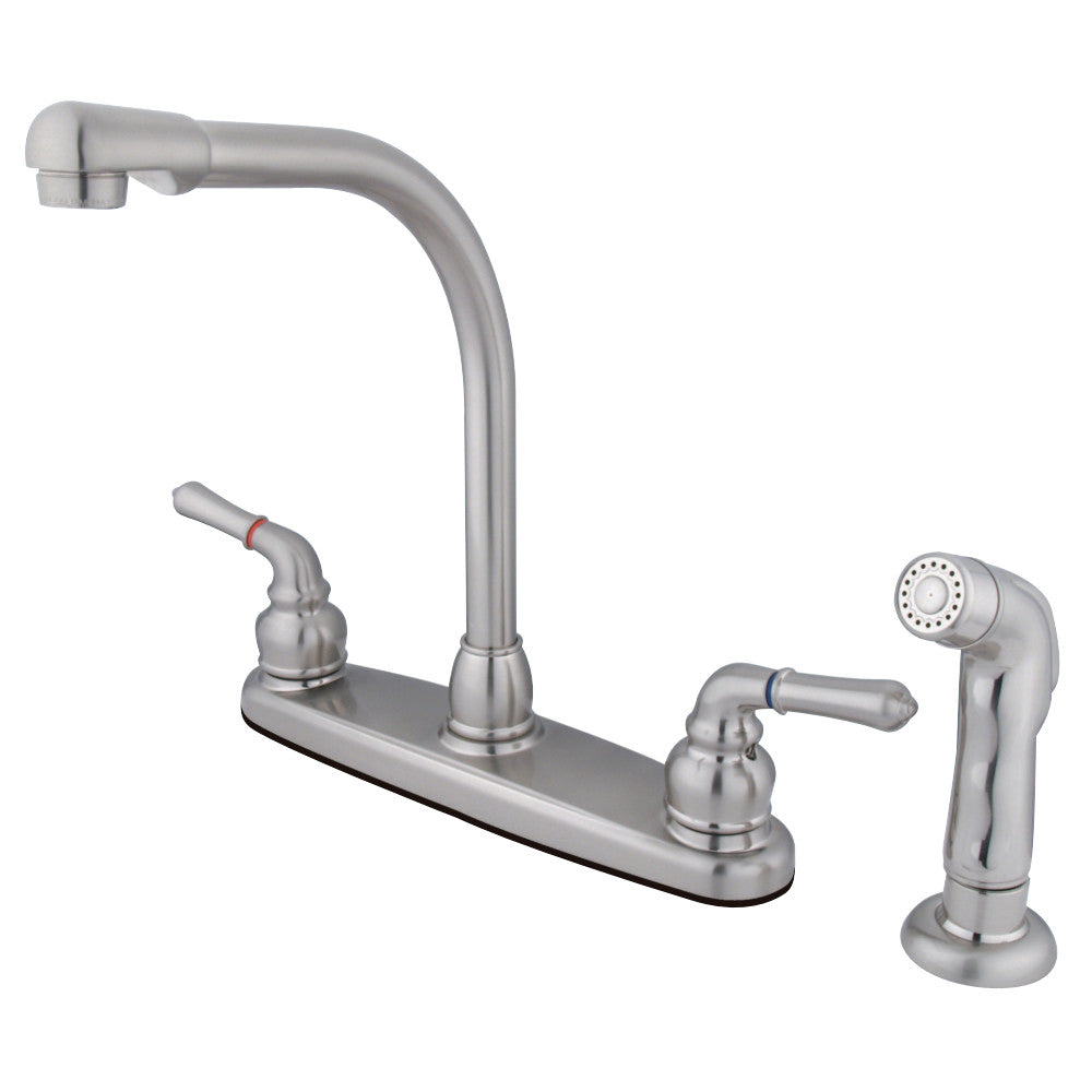 Kingston Brass FB751SP Americana 8-Inch Centerset Kitchen Faucet with Sprayer