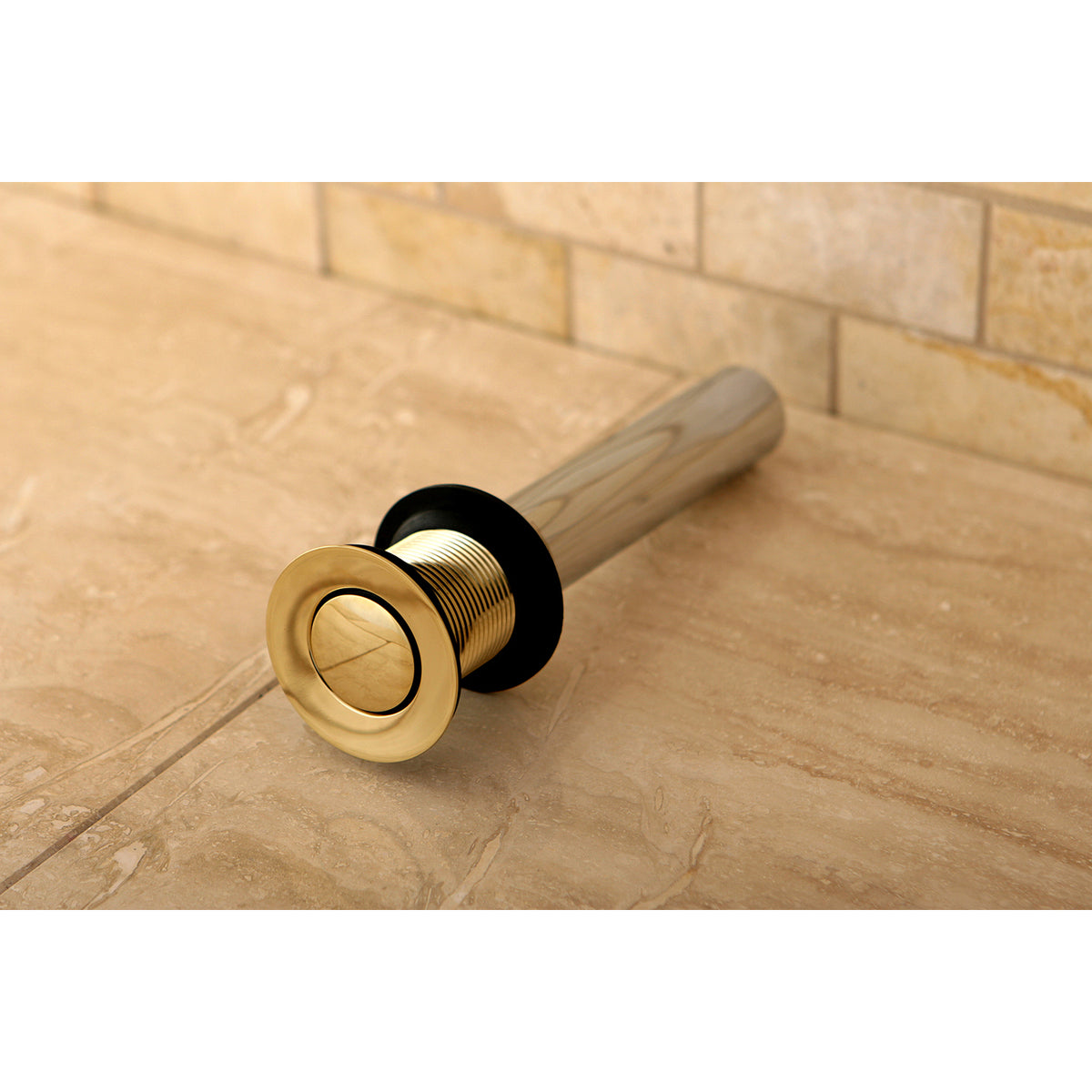 Kingston Brass Push Pop-Up Drain without Overflow