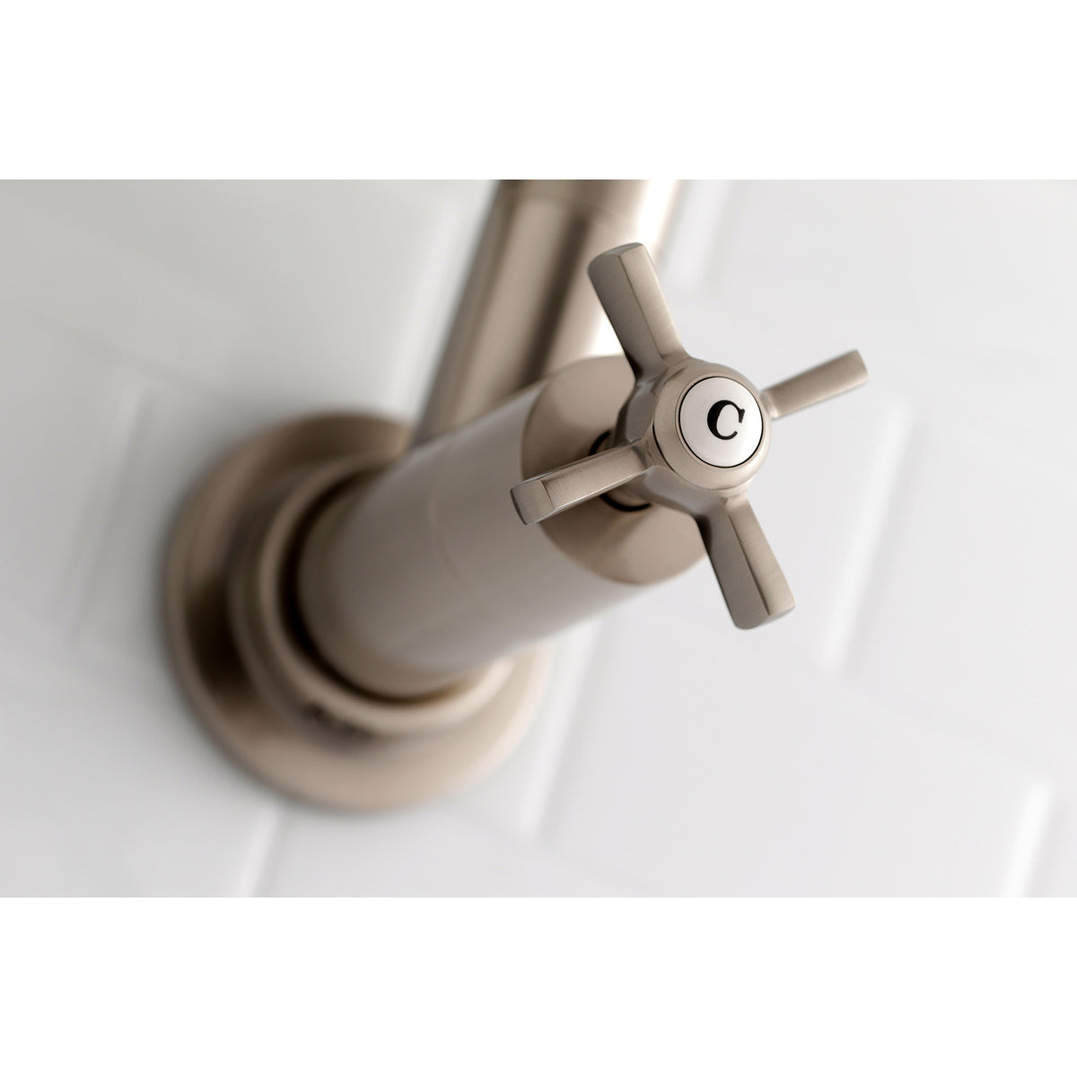 Kingston Brass KS8103ZX Millennium Wall Mount Pot Filler Kitchen Faucet