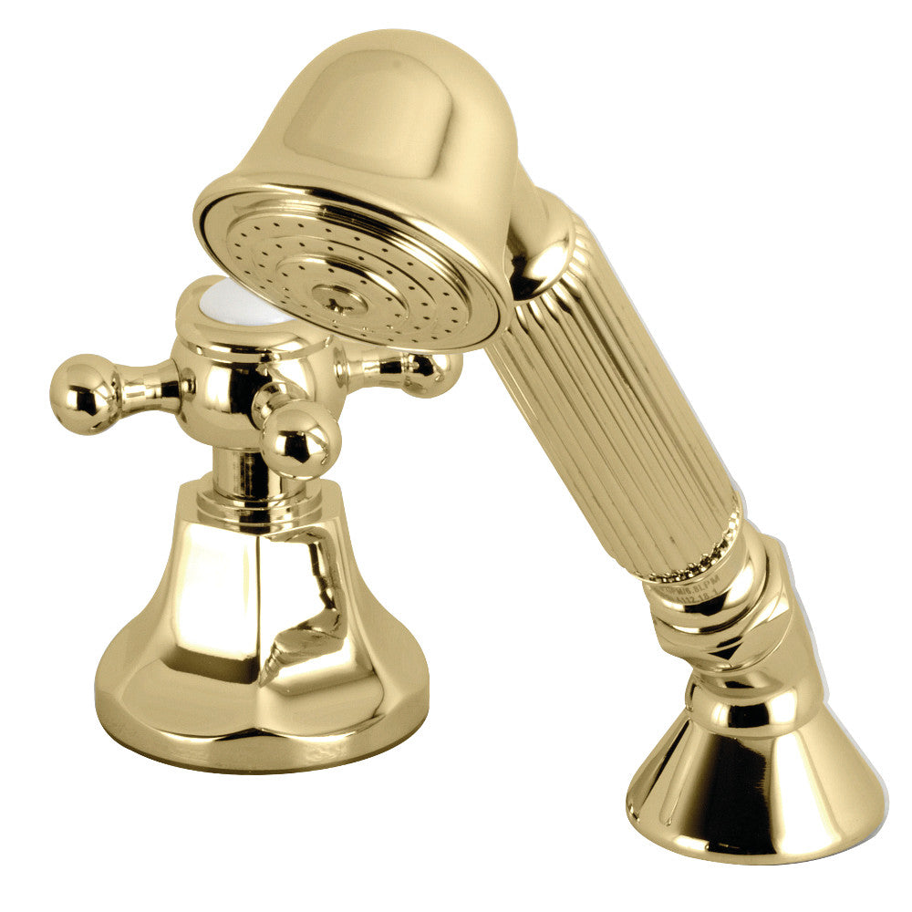 Kingston Brass Deck Mount Hand Shower with Diverter for Roman Tub Faucet