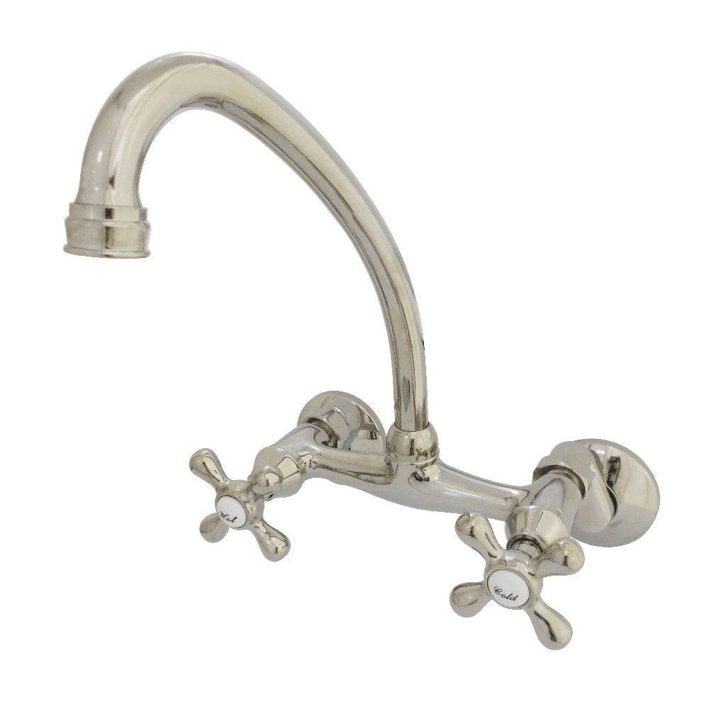 Kingston Brass KS214ORB Kingston Two Handle Wall Mount Kitchen Faucet