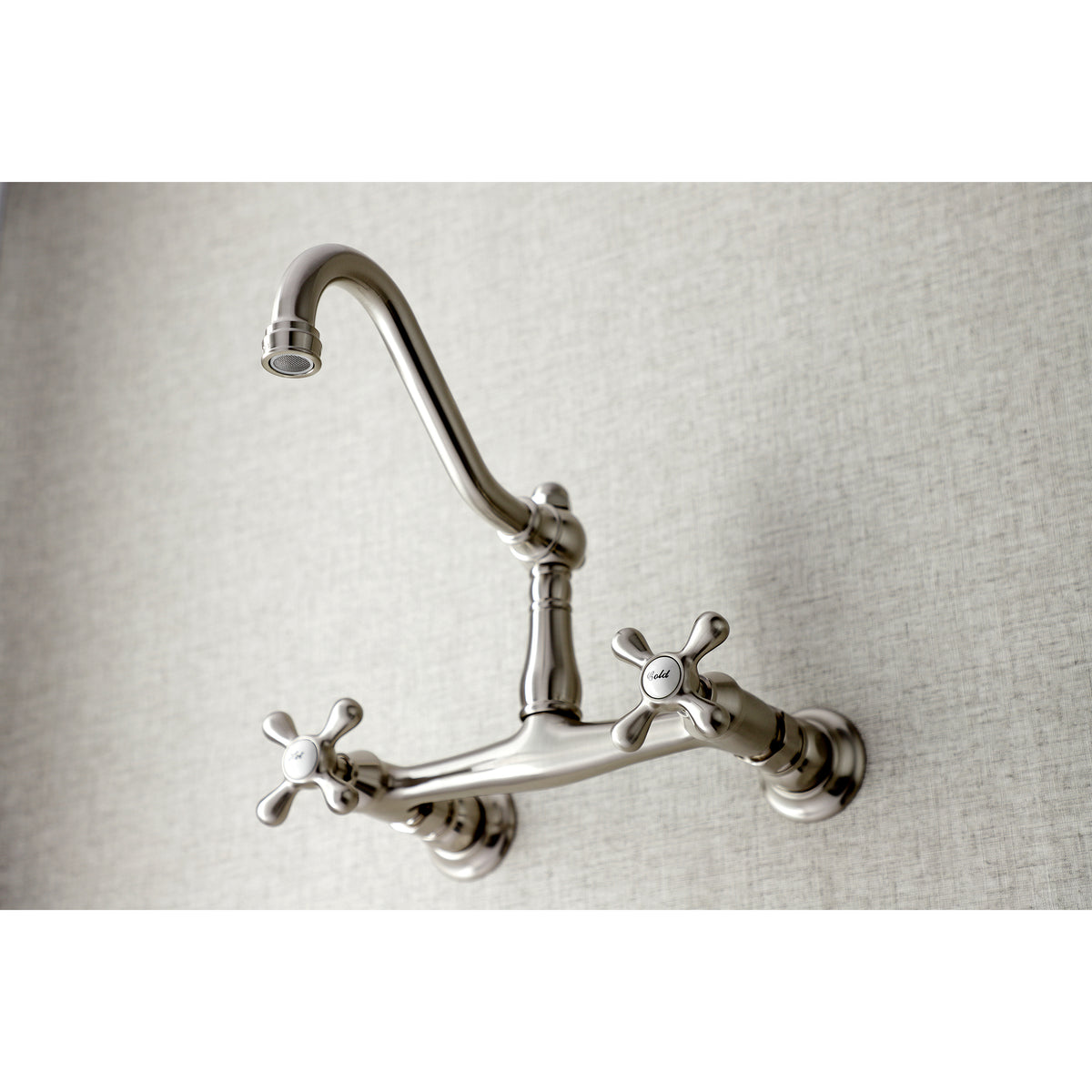 Kingston Brass KS3248AX Wall Mount Bathroom Faucet