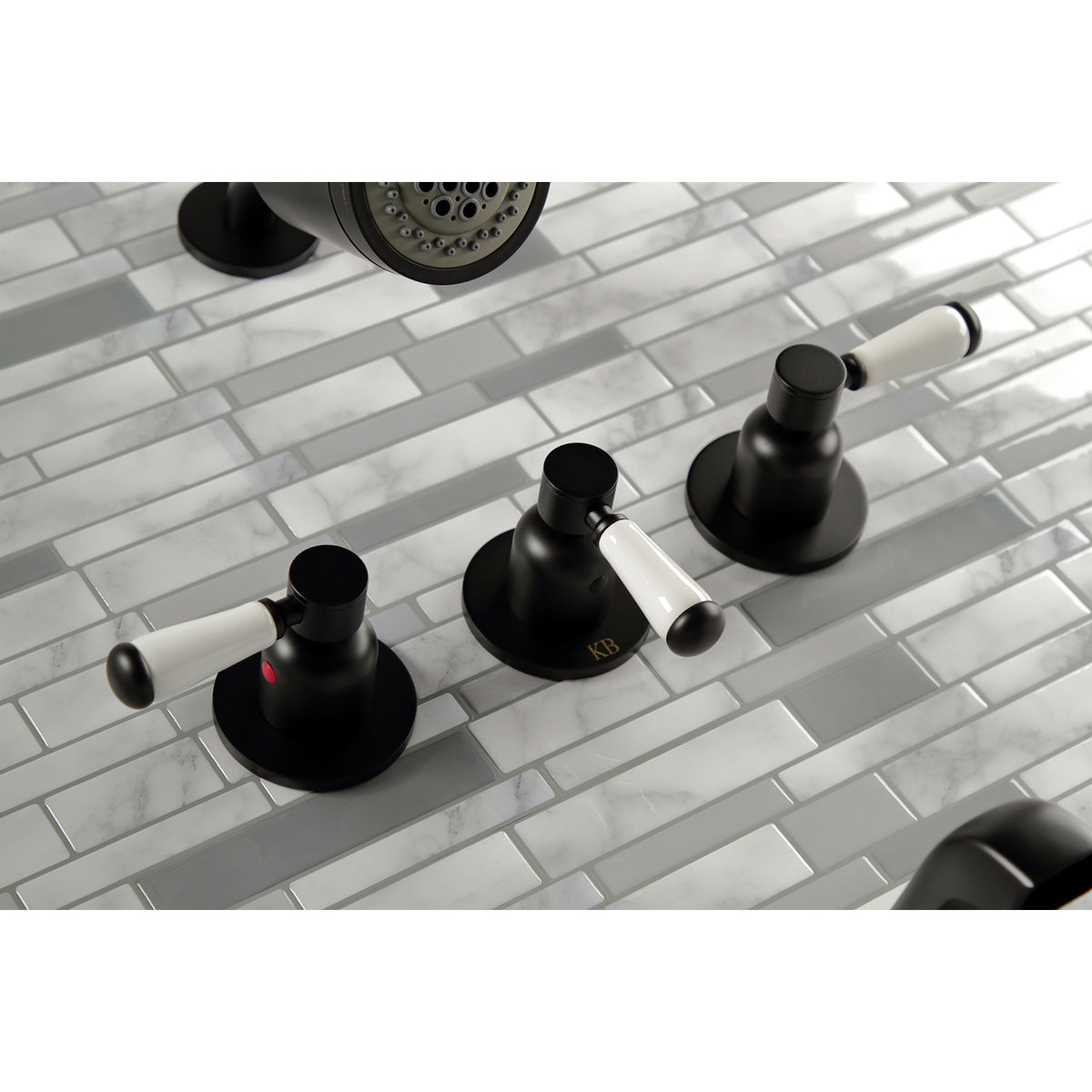 Paris Three-Handle Tub and Shower Faucet