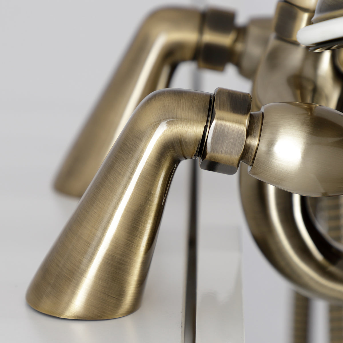 Kingston Deck Mount Clawfoot Tub Faucet with Hand Shower
