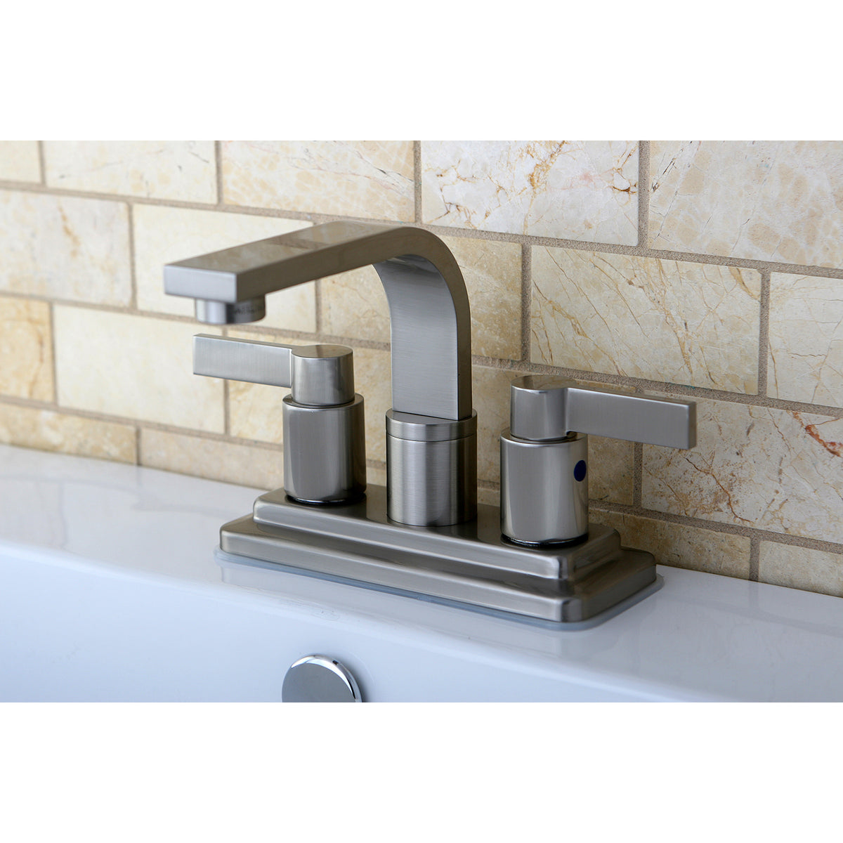 Kingston Brass KB8462NDL NuvoFusion 4-Inch Centerset Bathroom Faucet