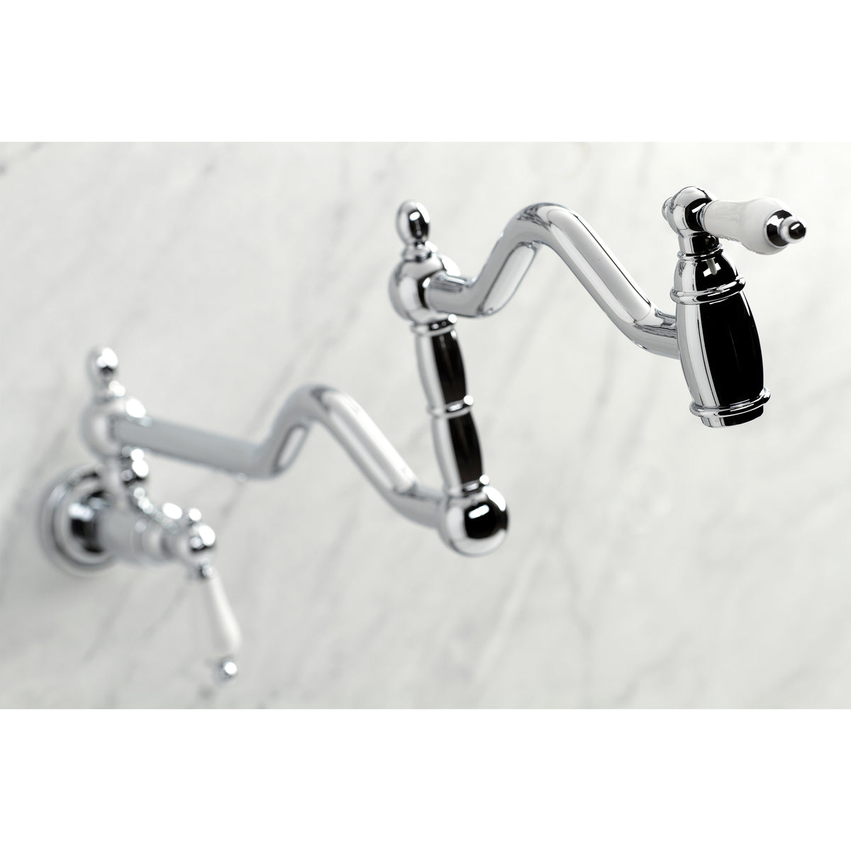 Kingston Brass KS2102PL Heritage Wall Mount Pot Filler