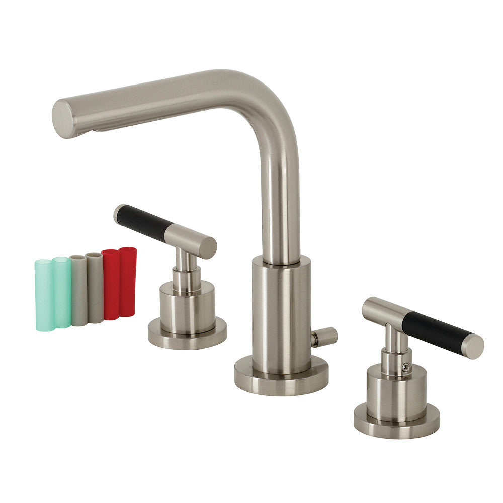 Fauceture FSC8953CKL Kaiser Widespread Bathroom Faucet with Brass Pop-Up