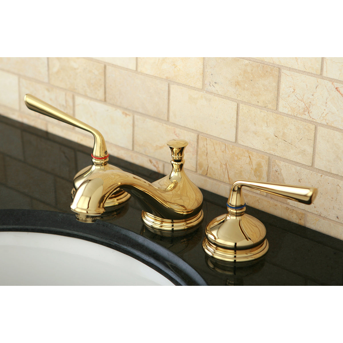 Kingston Brass KS1165ZL 8 in. Widespread Bathroom Faucet
