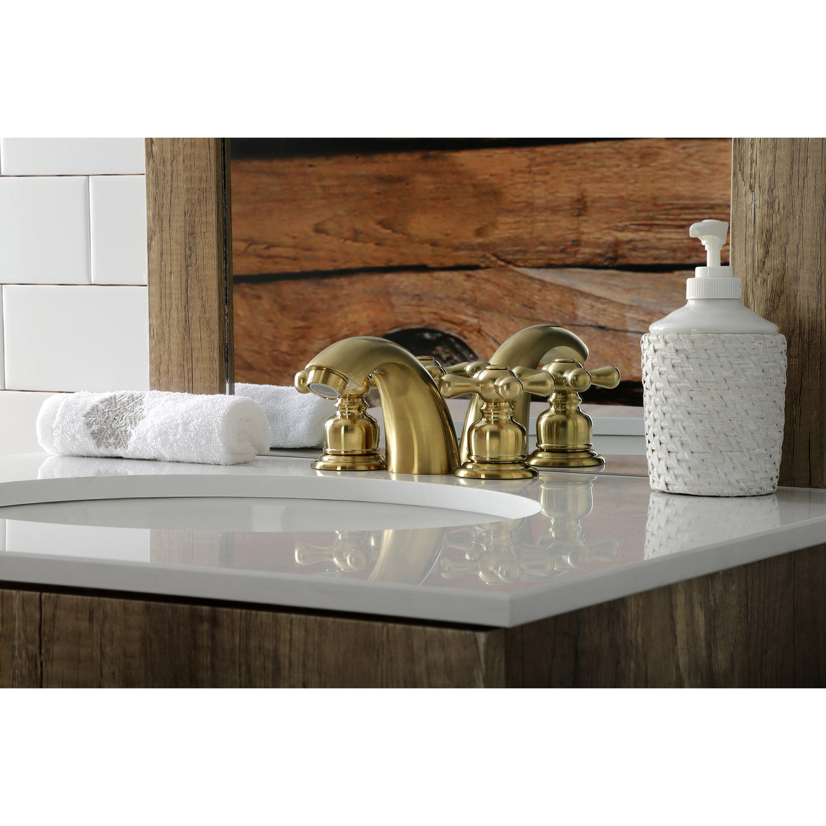 Kingston Brass KB946AX Victorian Mini-Widespread Bathroom Faucet