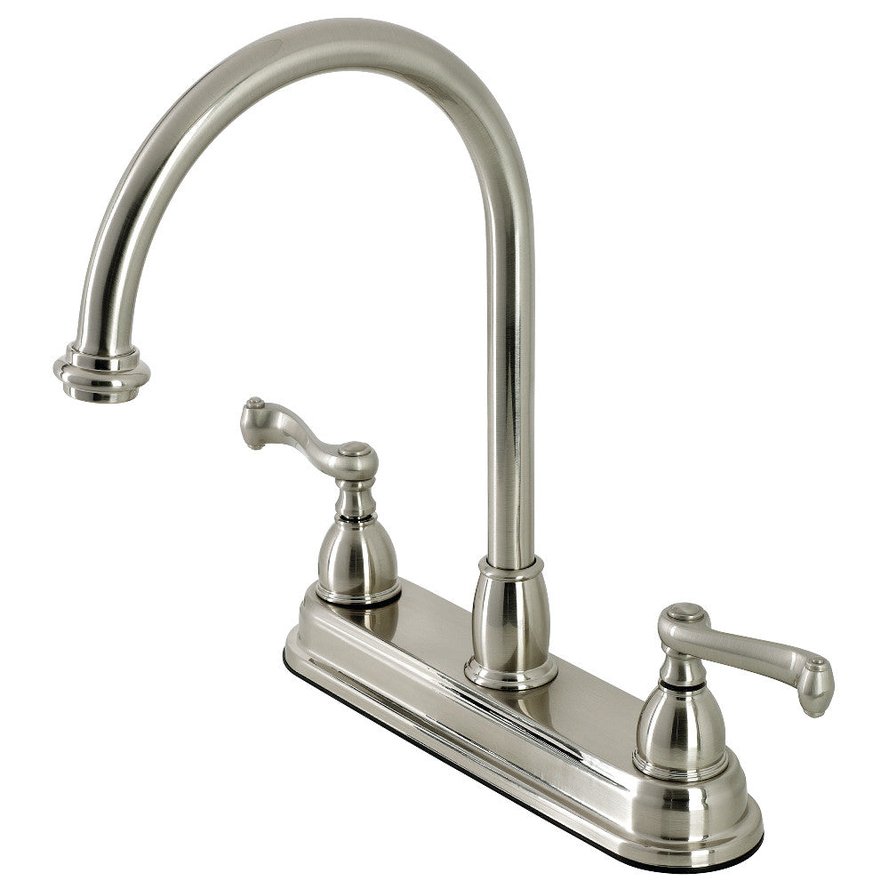 Kingston Brass KB3748FL 8-Inch Centerset Kitchen Faucet