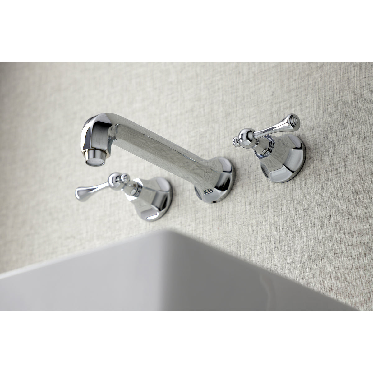 Kingston Brass KS4128BL Wall Mount Bathroom Faucet