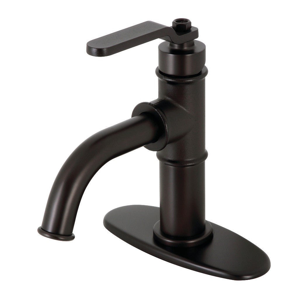 Kingston Brass KSD2828KL Whitaker Single-Handle Bathroom Faucet with Push Pop-Up