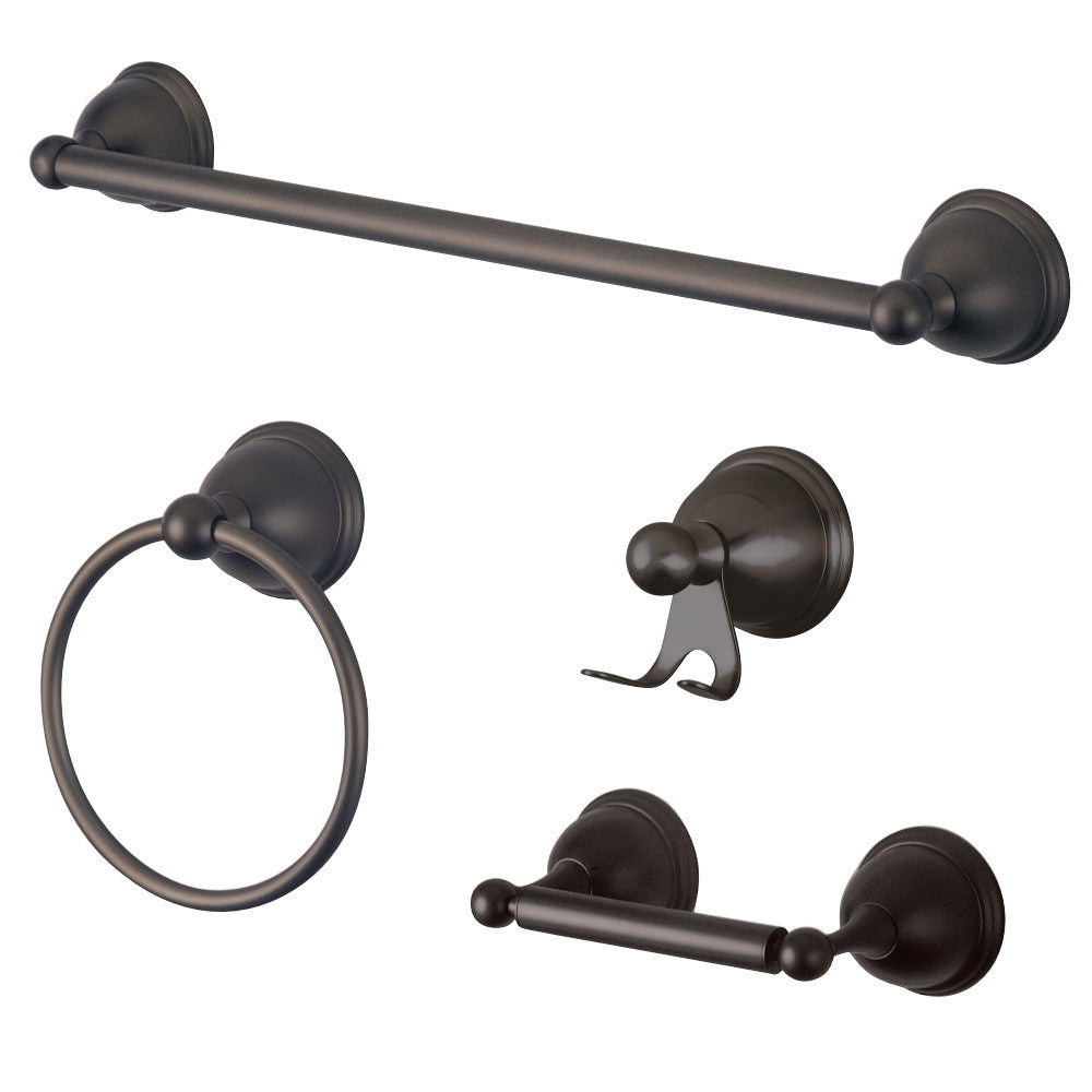 Kingston Brass Restoration 4-Piece Bathroom Hardware