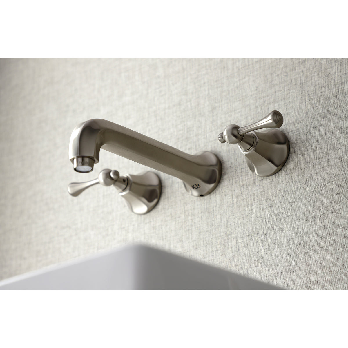 Kingston Brass KS4128BL Wall Mount Bathroom Faucet