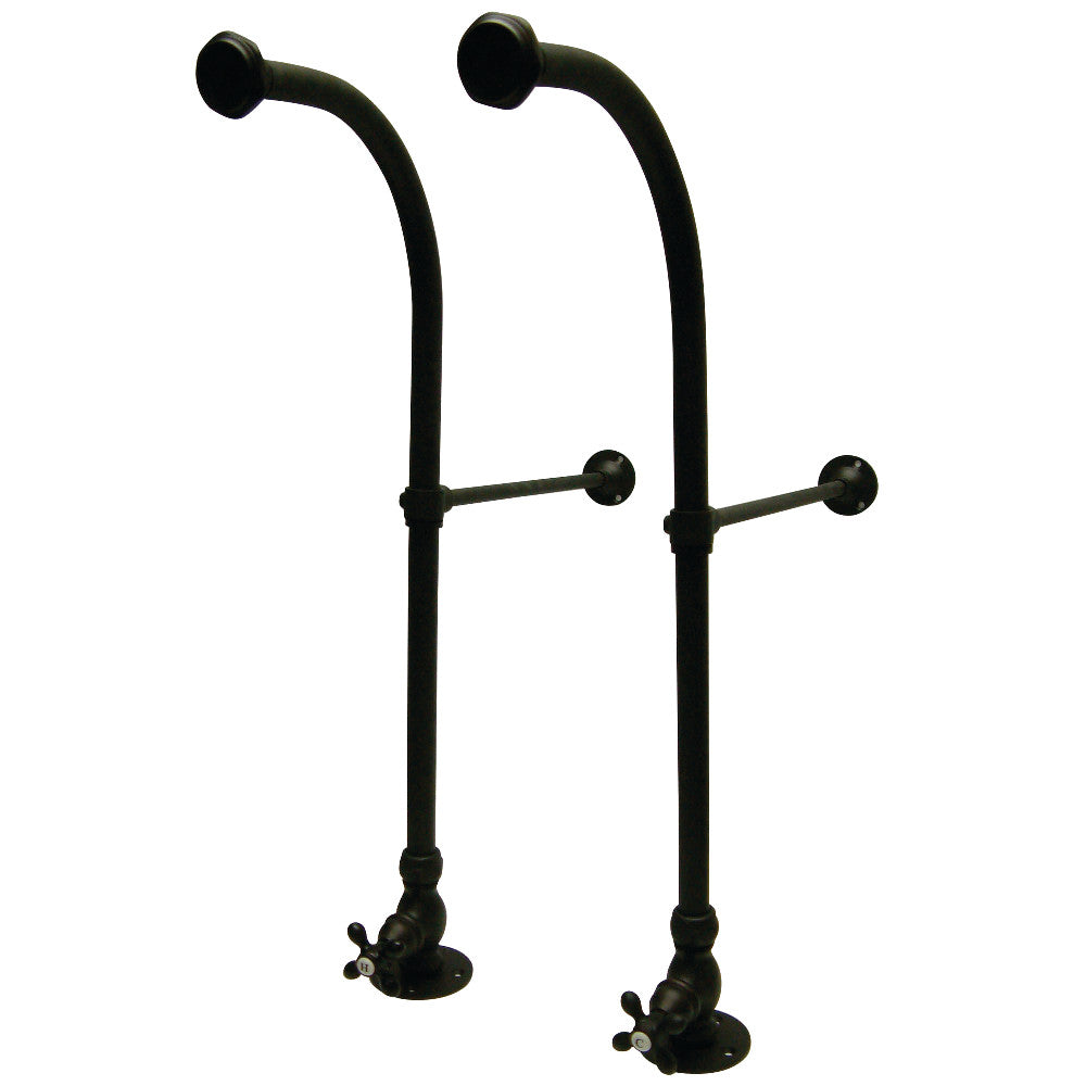 Kingston Brass Rigid Freestand Supplies with Stops