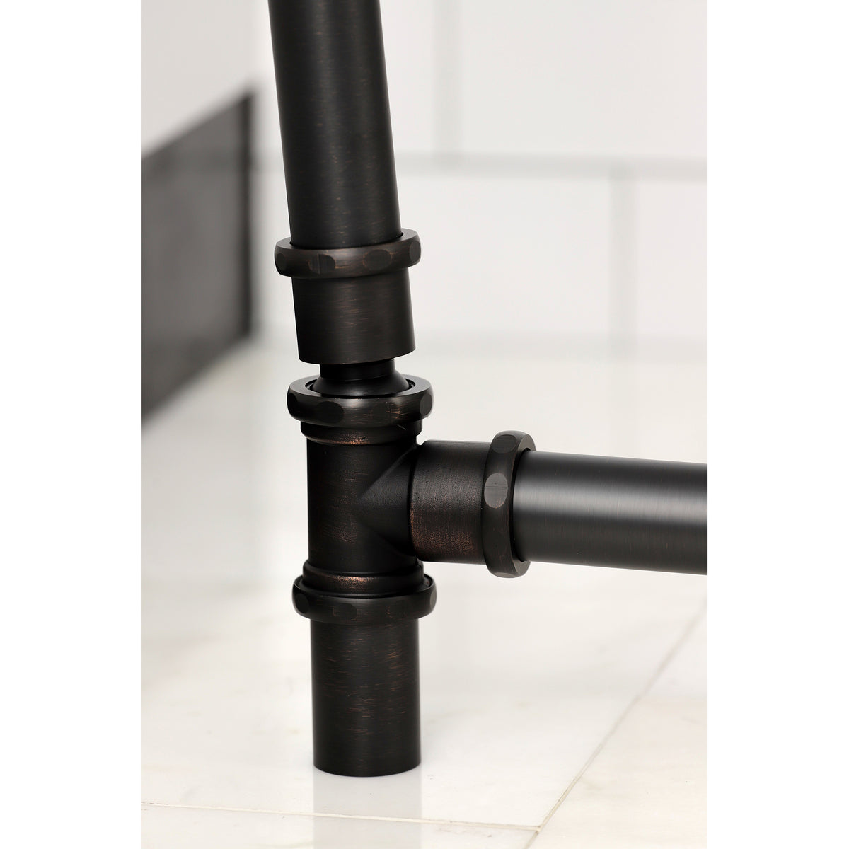 Kingston Brass Tub Double Pivoting Waste & Overflow, 21 Gauge