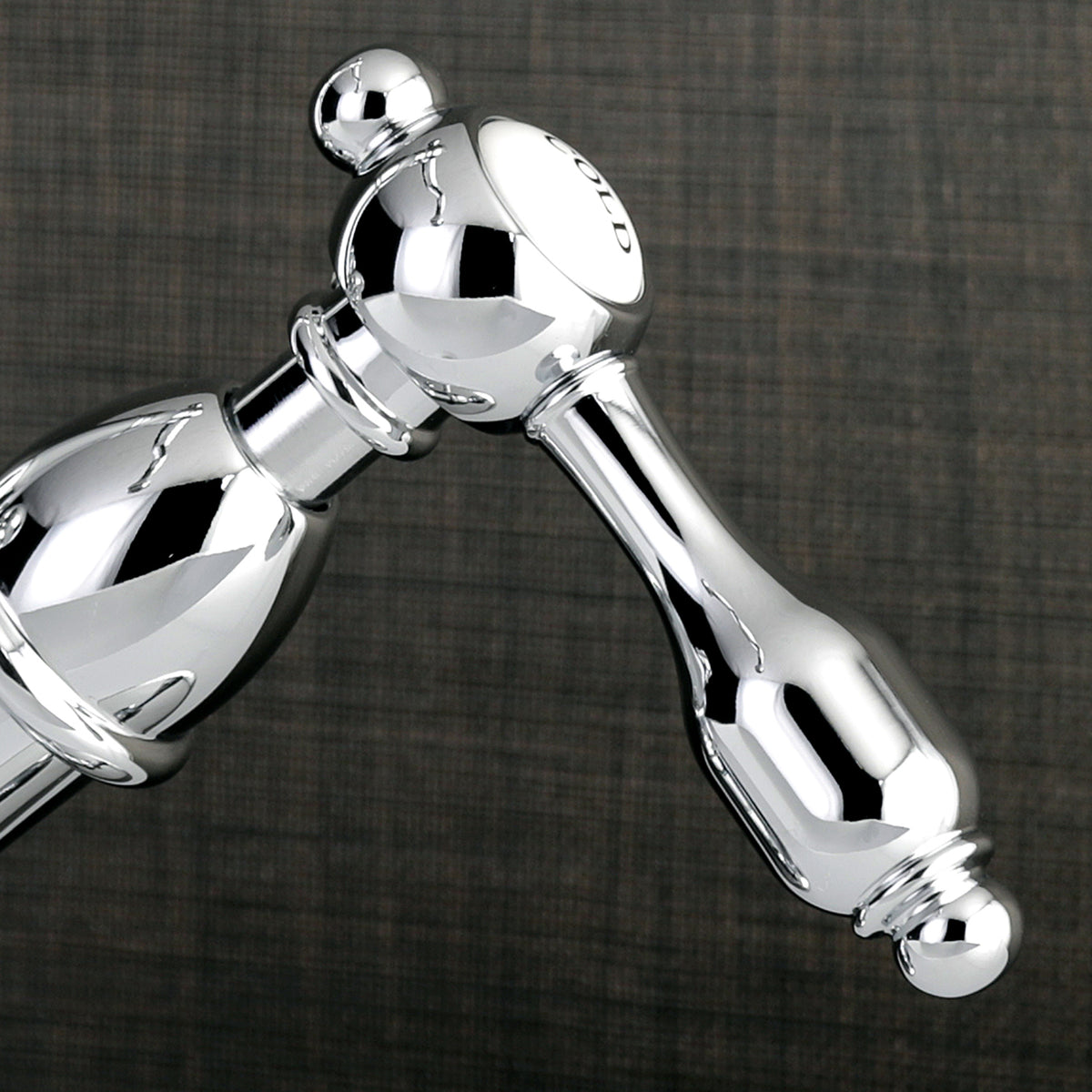 Kingston Brass KS1435TAL Tudor Two-Handle Bathroom Faucet with Brass Pop-Up and Cover Plate