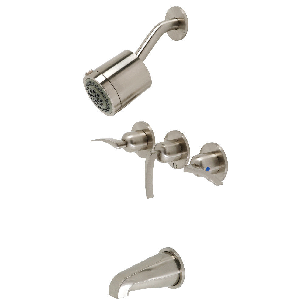Centurion Three-Handle Tub and Shower Faucet