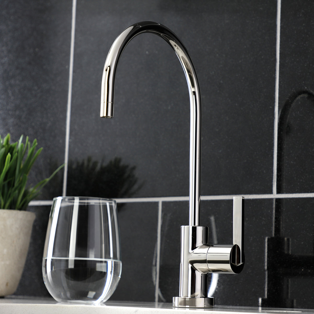 Kingston Brass KS8190CTL Continental Single-Handle Water Filtration Faucet