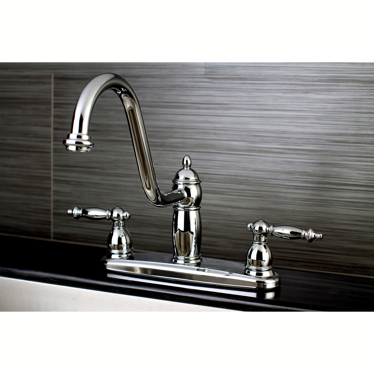 Kingston Brass KB7111TLLS Templeton Centerset Kitchen Faucet