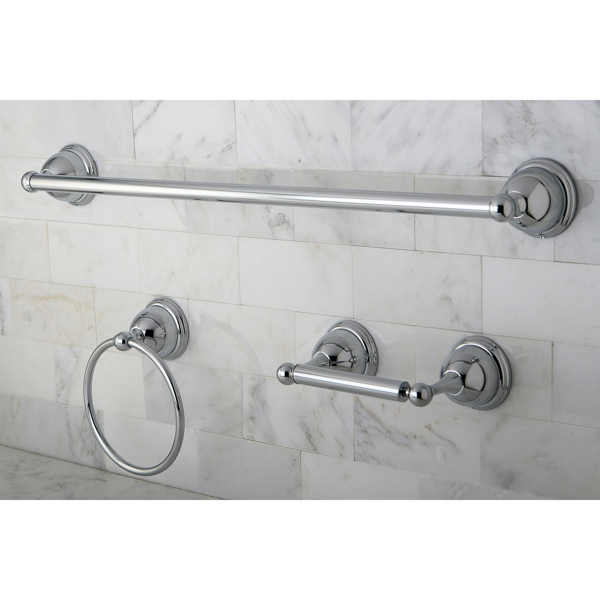 Kingston Brass Restoration 3-Piece Bathroom Hardware