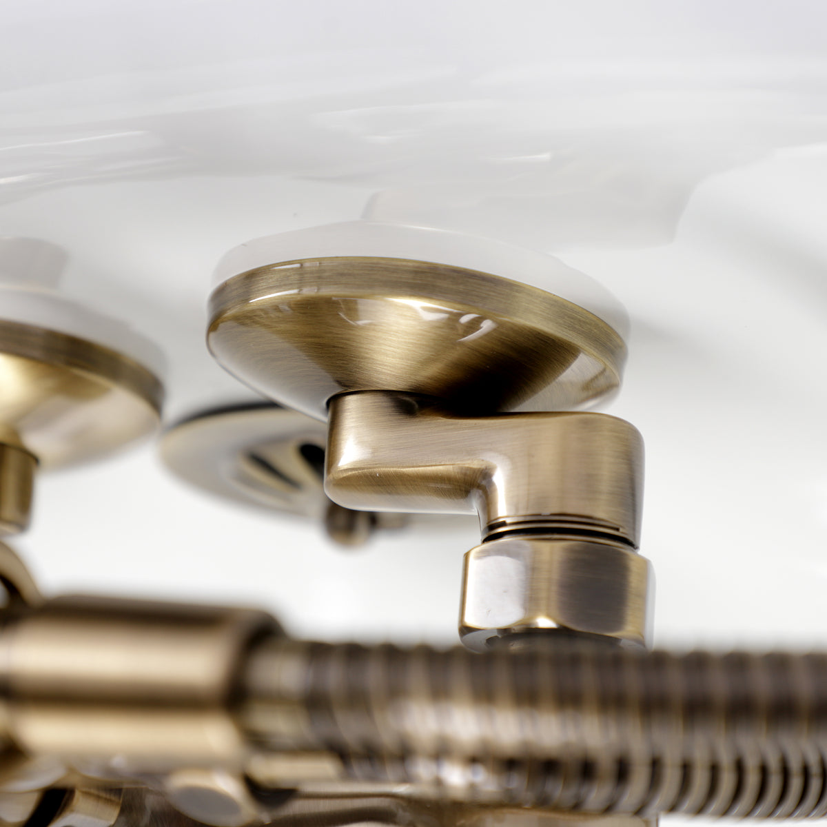 Essex Wall Mount Clawfoot Tub Faucet with Hand Shower