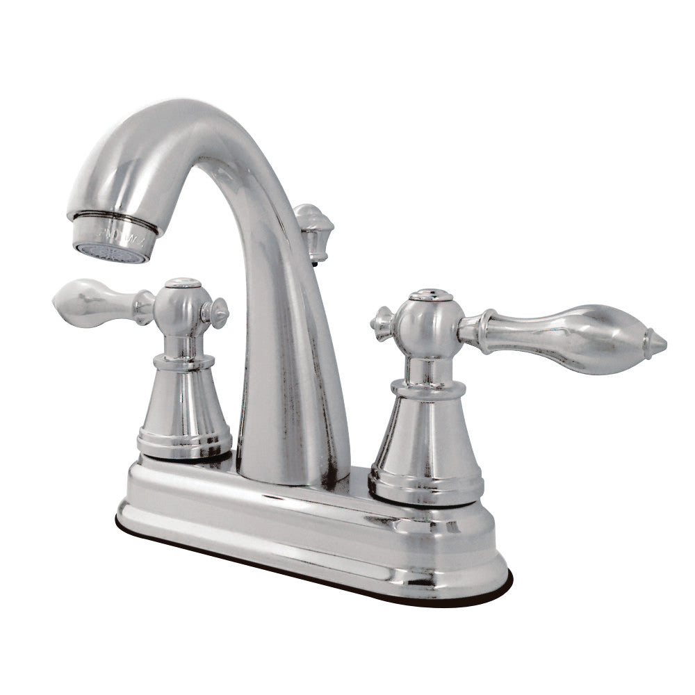 Fauceture FSY7618AL English Classic 4 in. Centerset Bathroom Faucet with Retail Pop-Up