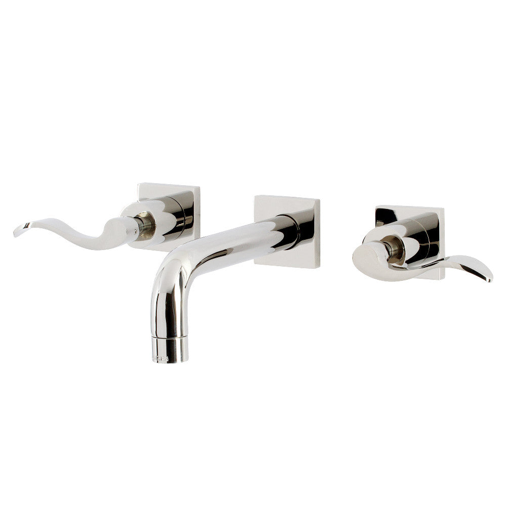 Kingston Brass KS6126DFL NuWave Two-Handle Wall Mount Bathroom Faucet