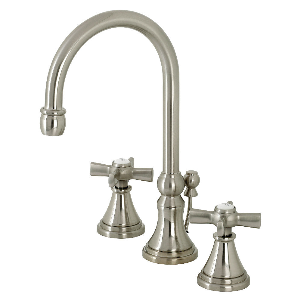 Kingston Brass KS2985ZX Millennium Widespread Bathroom Faucet with Brass Pop-Up