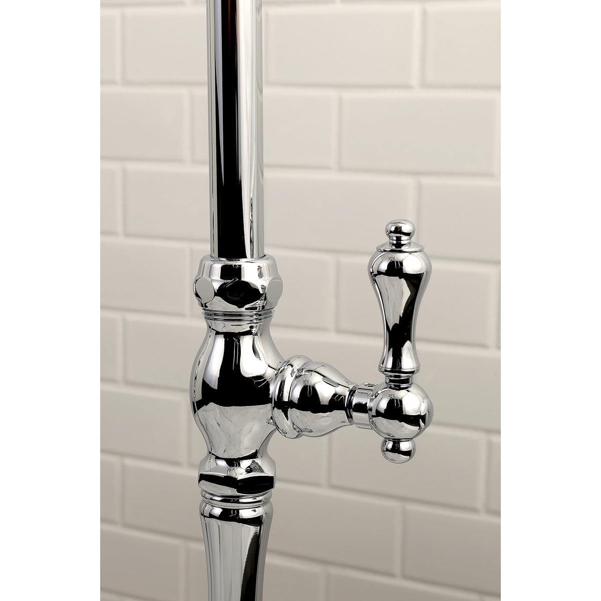 Vintage Freestanding Clawfoot Tub Faucet Package with Supply Line