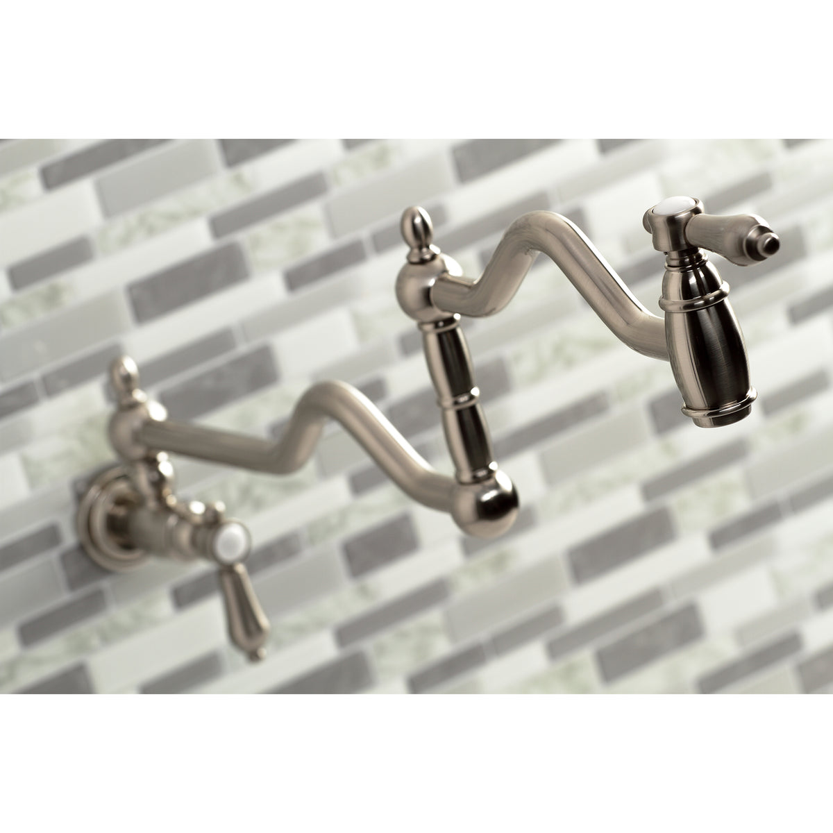 Kingston Brass KS2100BAL Heirloom Wall Mount Pot Filler