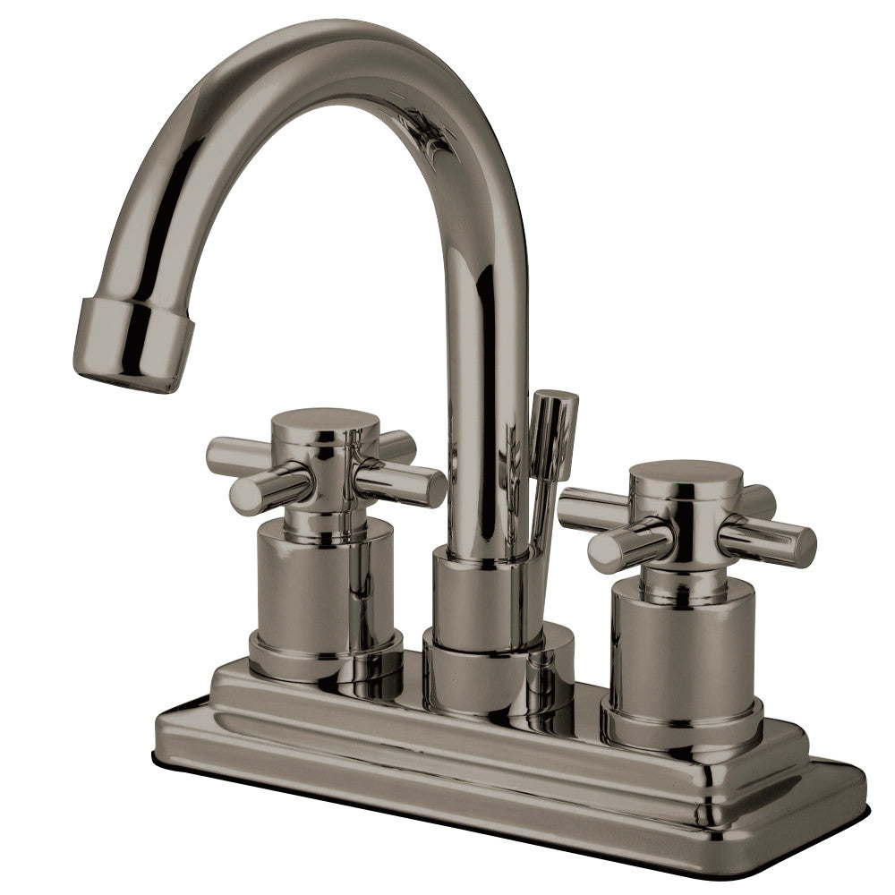 Kingston Brass KS8665DX Concord 4 in. Centerset Bathroom Faucet with Brass Pop-Up
