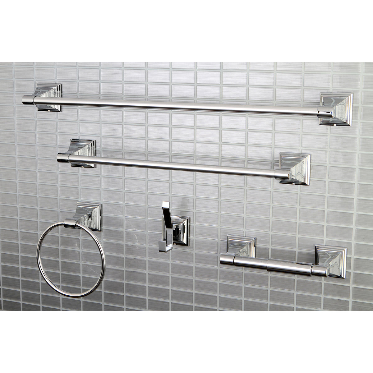 Kingston Brass Monarch 5-Piece Bathroom Accessory Set