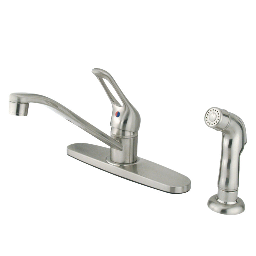 Kingston Brass GKB562SP Wyndham Single-Handle Centerset Kitchen Faucet