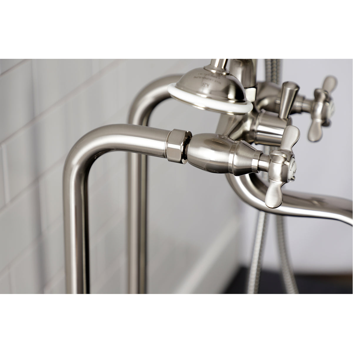 Essex Freestanding Clawfoot Tub Faucet Package with Supply Line