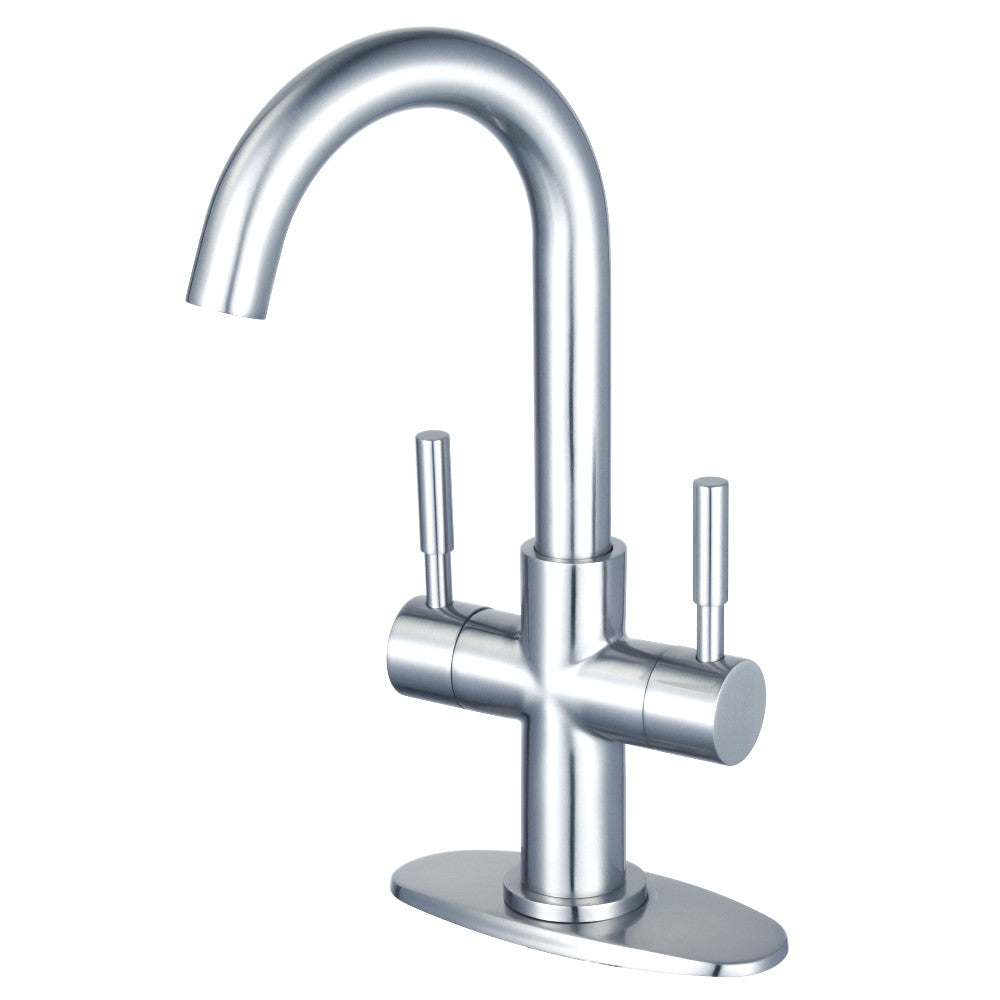 Fauceture LS8458DL Concord Two-Handle Bathroom Faucet with Push Pop-Up