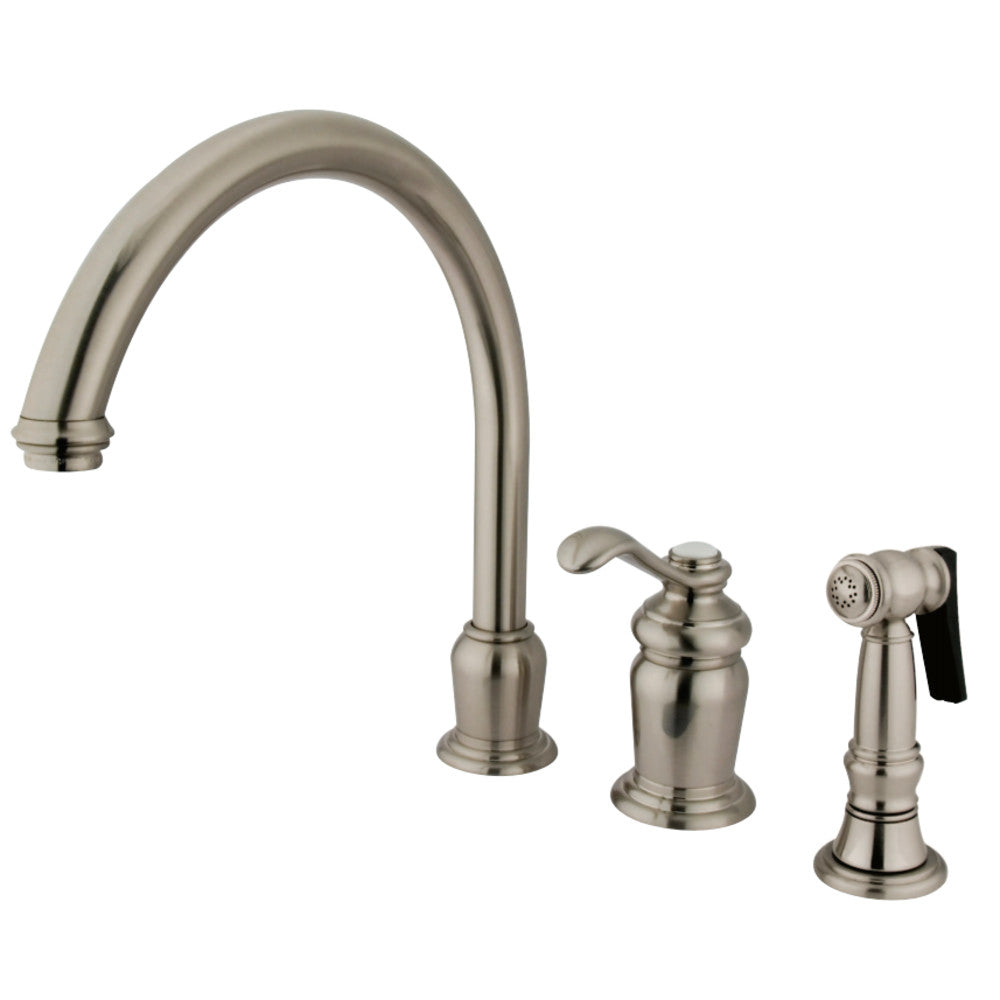 Kingston Brass KS7821TLBS Templeton Single-Handle Widespread Kitchen Faucet