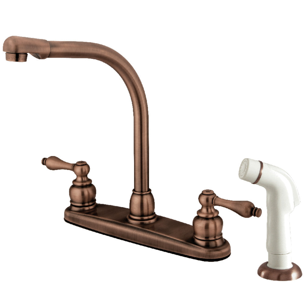 Kingston Brass KB716AL Victorian Centerset Kitchen Faucet