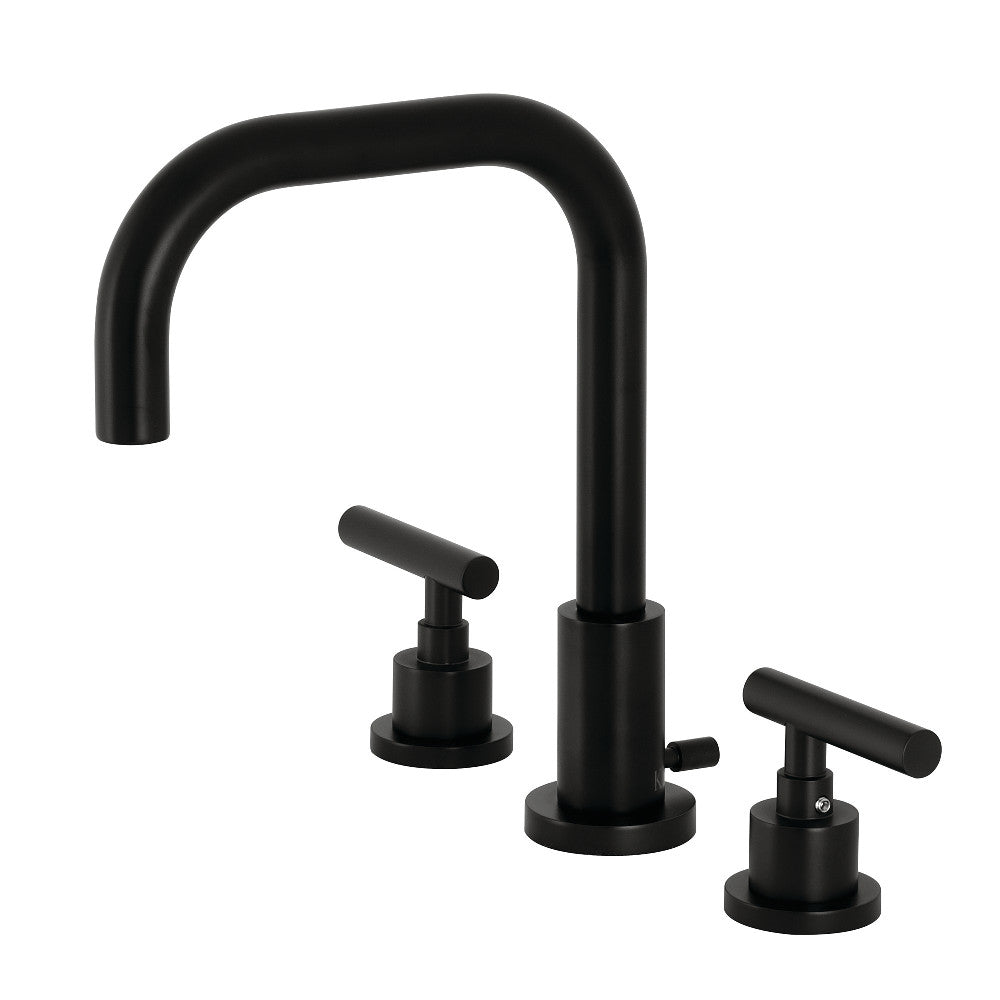 Kingston Brass FSC8939CML Manhattan Widespread Bathroom Faucet with Brass Pop-Up