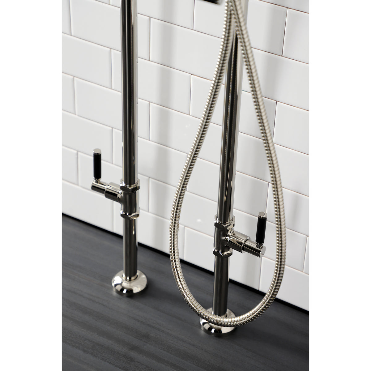 Vintage CCK8406DKL Concord Freestanding Tub Faucet with Supply Line,Stop Valve