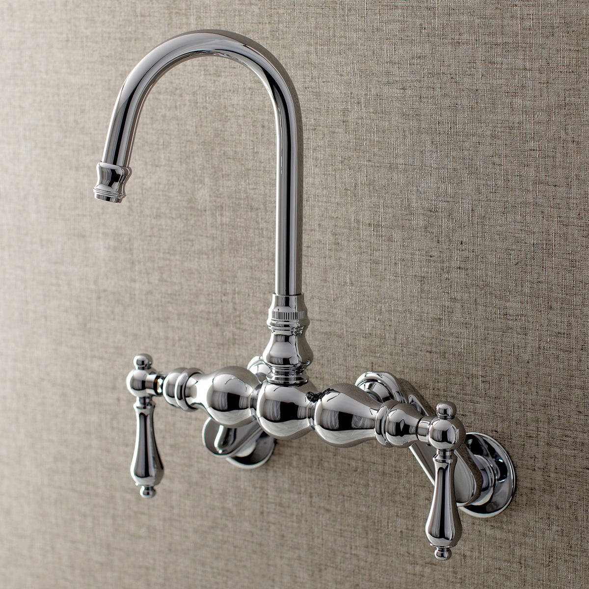 Aqua Vintage Adjustable Center Wall Mount Tub Faucet