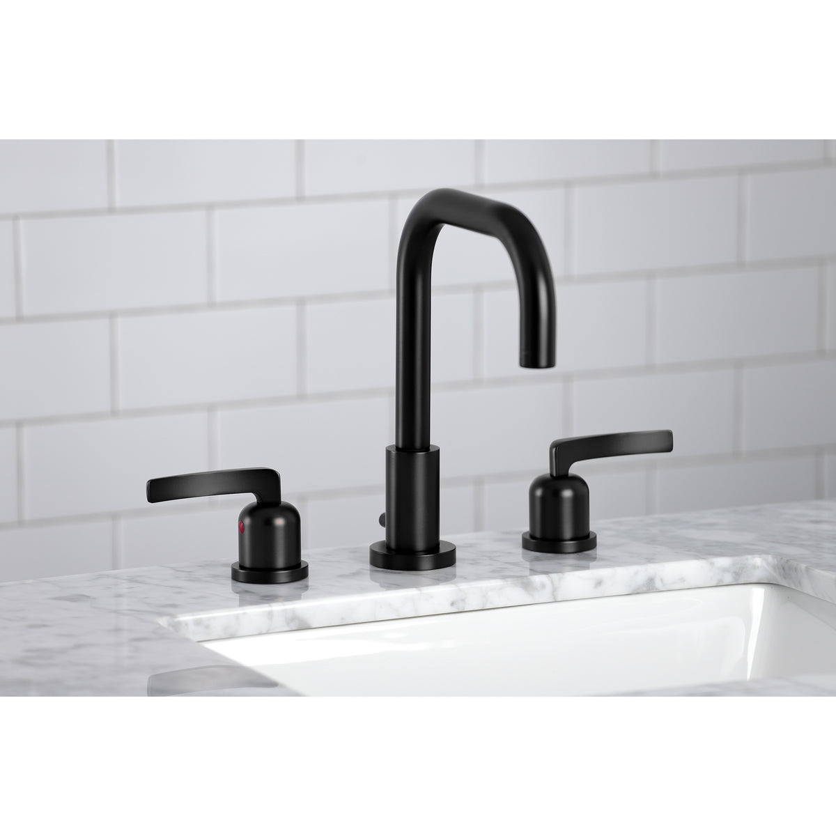 Kingston Brass FSC8931EFL Centurion Widespread Bathroom Faucet with Brass Pop-Up