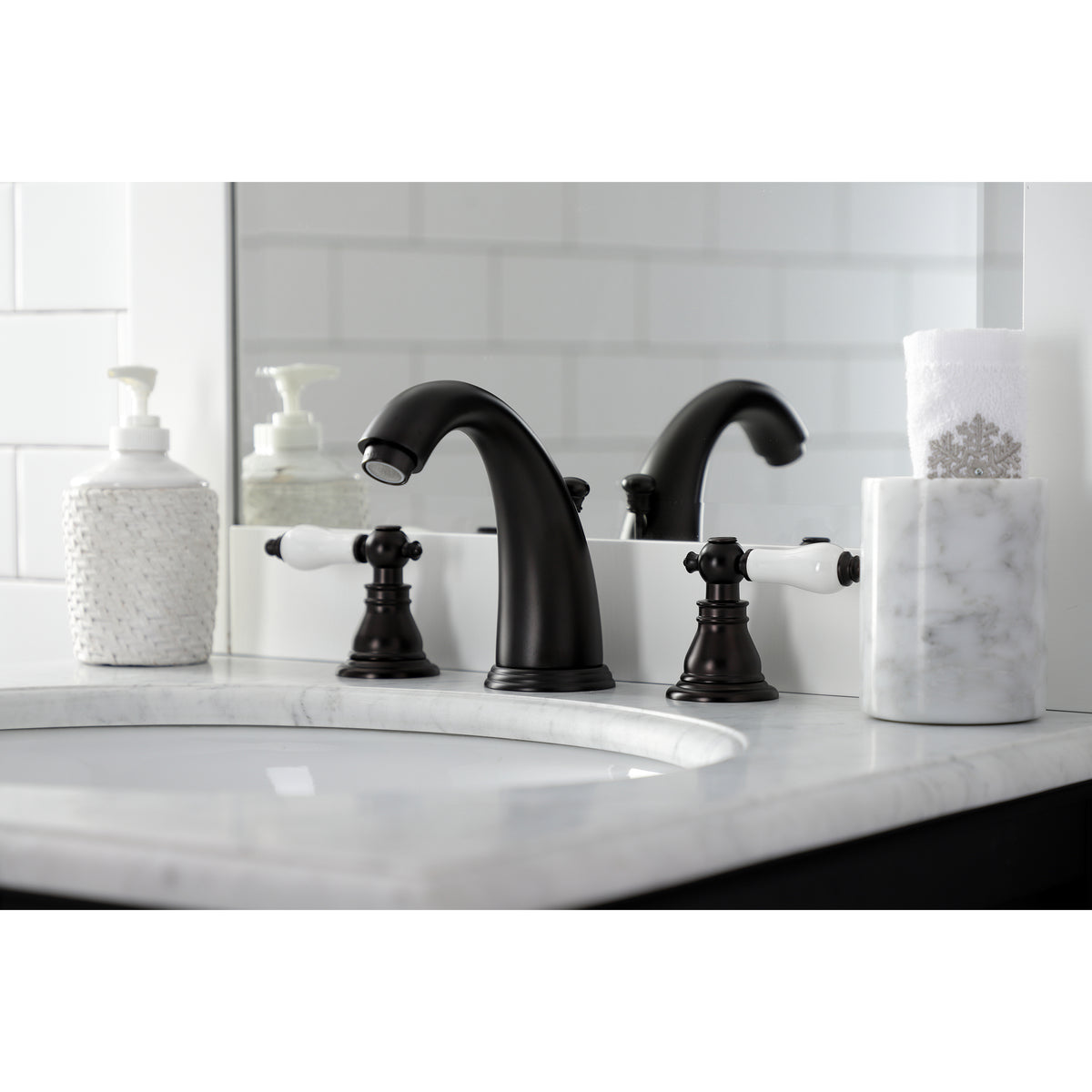 Kingston Brass KB988APL Widespread Bathroom Faucet