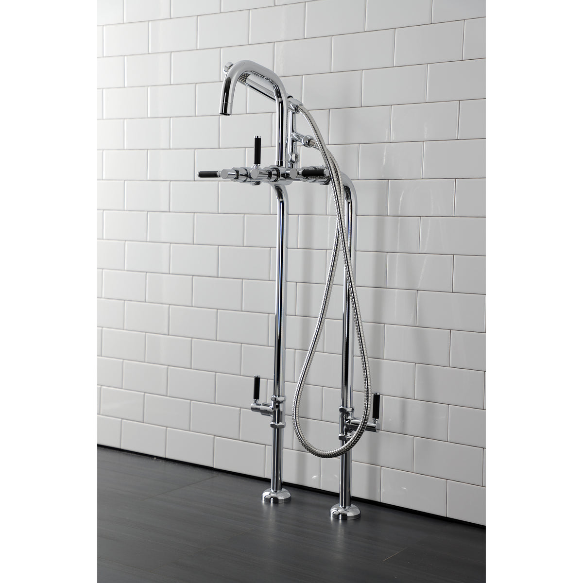Vintage CCK8406DKL Concord Freestanding Tub Faucet with Supply Line,Stop Valve