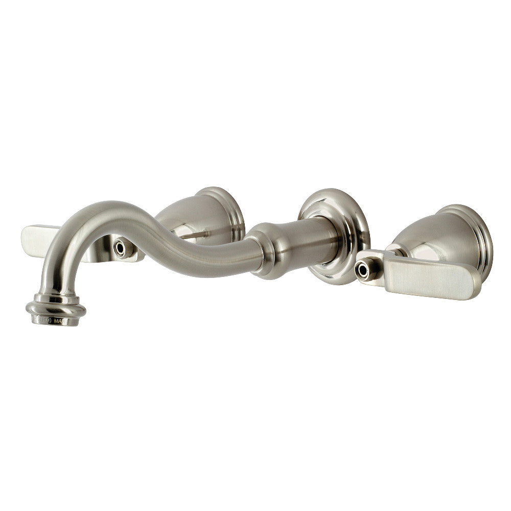 Kingston Brass KS3120KL Whitaker Two-Handle Wall Mount Bathroom Faucet